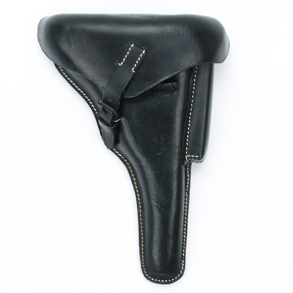 German WWII Naval Luger P04 Black Leather Holster New Made Items