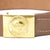 German WWI Brown Leather Belt with Bavarian "In Treue Fest" Belt Buckle New Made Items