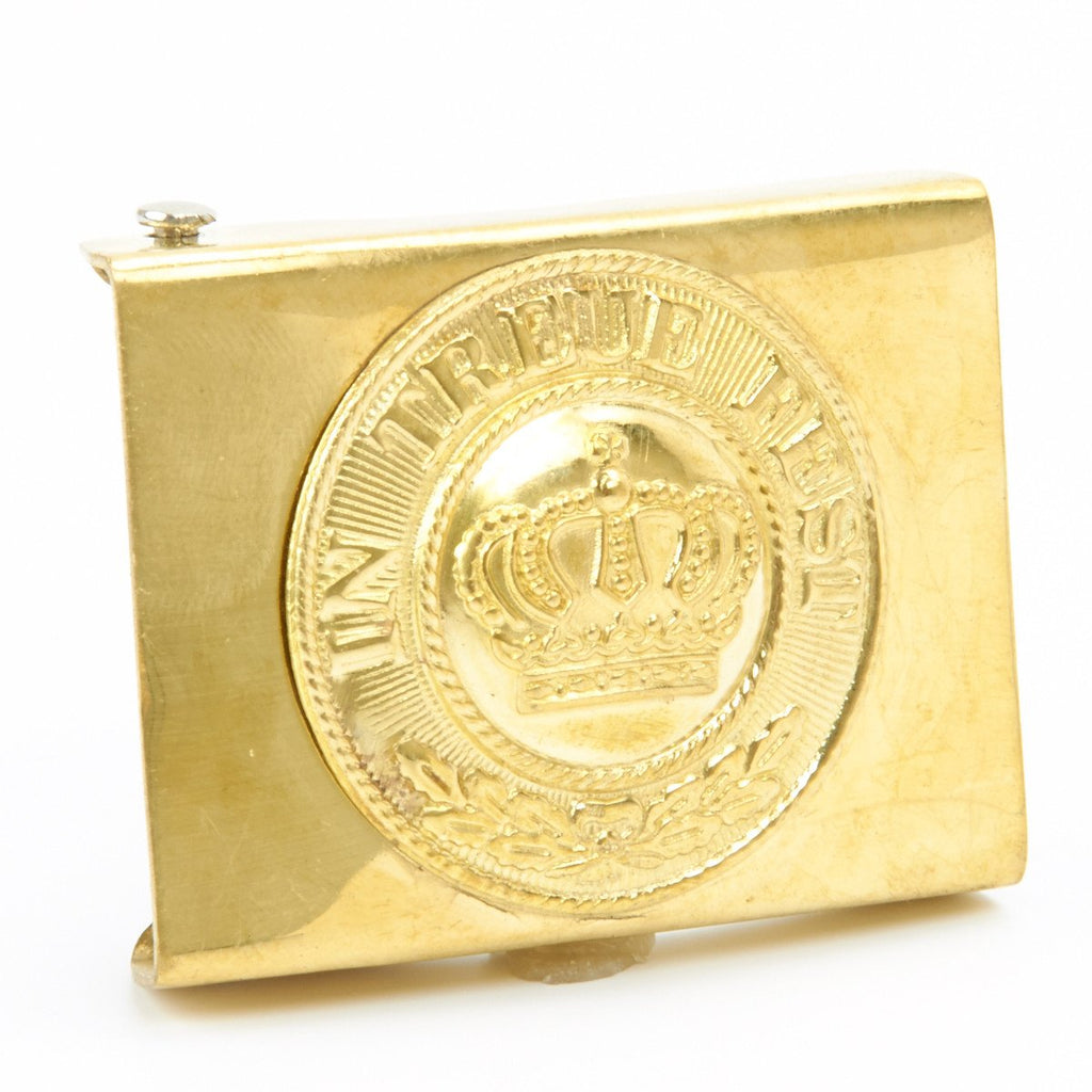 German WWI Brass Bavarian 'In Treue Fest' Belt Buckle New Made Items