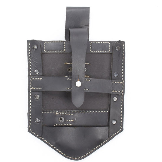 Black Leather Carry Cover for the German WWII Folding Shovel Klappspaten (Foldable Spade) New Made Items