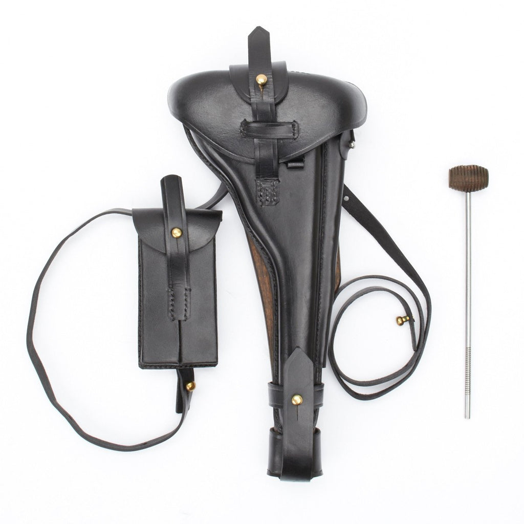 German WWI Artillery Luger Holster and Wood Stock Rig Set New Made Items