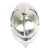 Gothic Sallet 1480 Helmet - 18G Steel with Leather Liner New Made Items