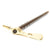 Native American 19th Century Smoking Tomahawk - Brass head with Weeping Heart Cutout New Made Items
