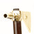 Native American 19th Century Smoking Tomahawk - Brass head with Weeping Heart Cutout New Made Items