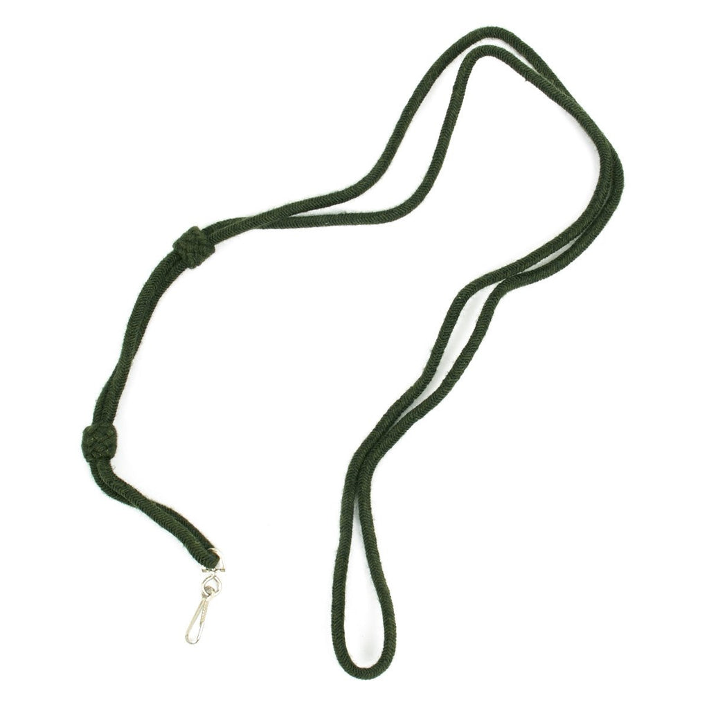 US Military M12 Pistol Lanyard – Nylon, Green, NSN 8465-00-965-1705, New In Package