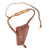 U.S. WWII 1911 .45 cal Pistol M7 Russet Brown Leather Shoulder Holster Rig- Embossed U.S. New Made Items