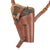 U.S. WWII 1911 .45 cal Pistol M7 Russet Brown Leather Shoulder Holster Rig- Embossed U.S. New Made Items