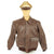 U.S. WWII Army Air Force USAAF Type A-2 Flight Jacket- Genuine Russet Brown Leather New Made Items