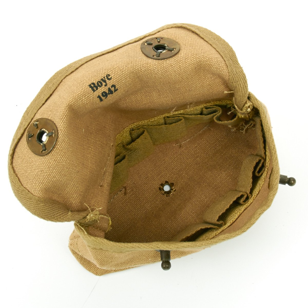Old Post Shell Pouch U.S. WWII Khaki Shotgun Shell Pouch – International Military Antiques