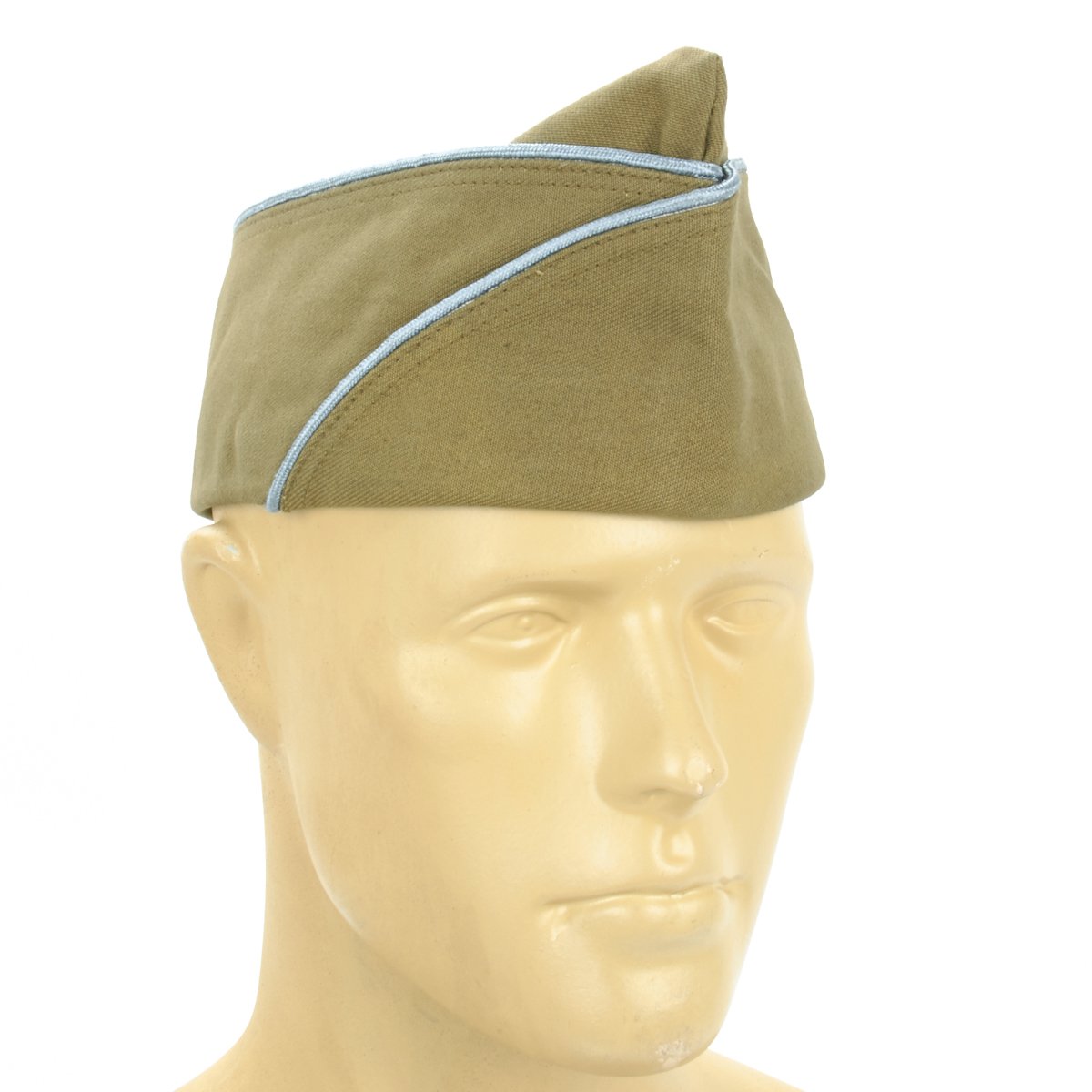 WWII Garrison Cap PX with Infantry/Paratrooper Blue Piping