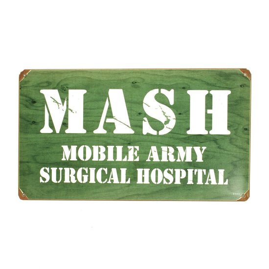 U.S. Vintage Metal Sign: MASH New Made Items