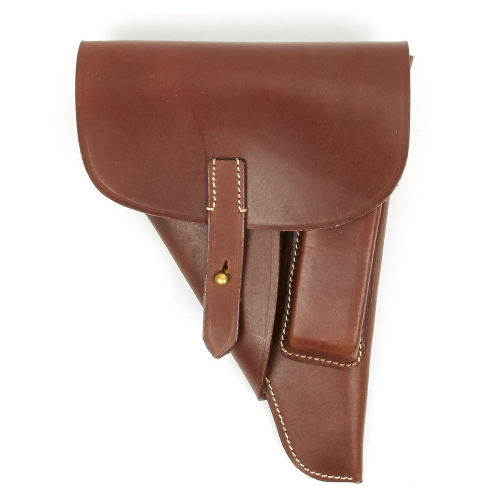 German WWII P-38 Softshell Brown Leather Holster P38 New Made Items