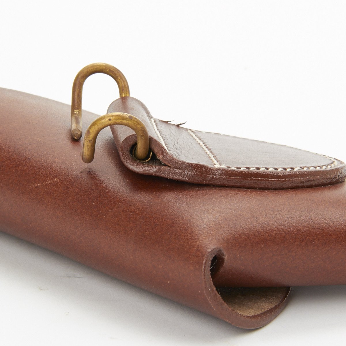 thumbnail interactive-video image 1 of U.S. WWII Smith & Wesson .38 Cal Victory Revolver Leather Holster – New 1 of 4