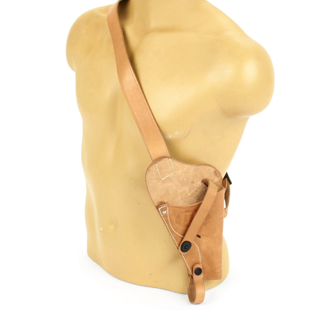 U.S. .38 M3 Shoulder Holster Natural Brown Leather New Made Items
