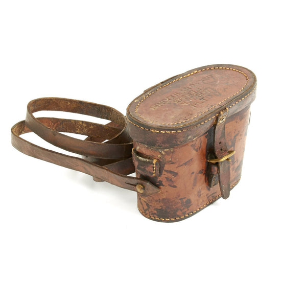 Original British WWII Officer Binocular Case Original Items