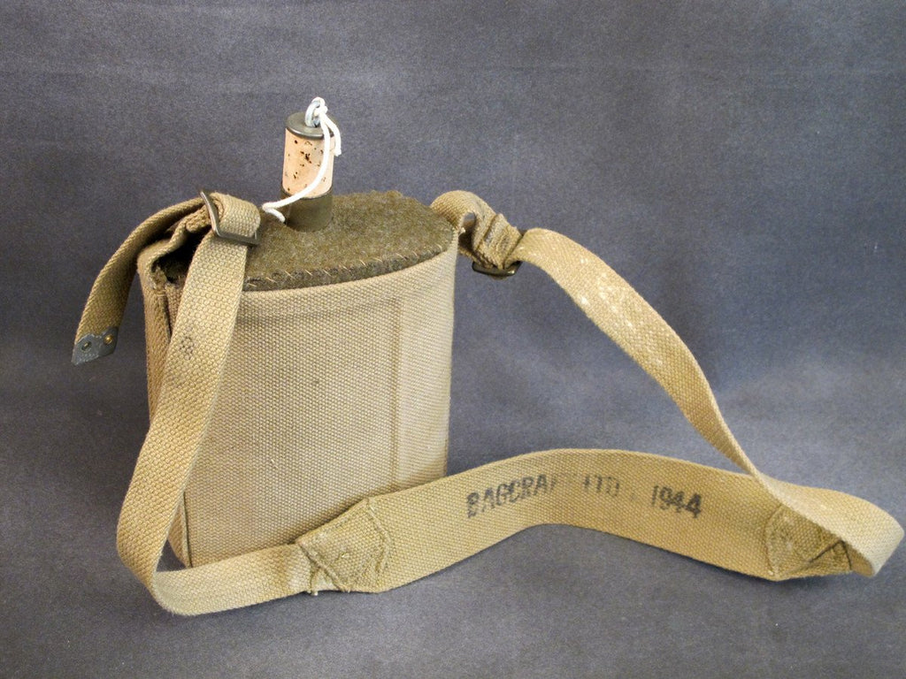 British WWII P-37 Water Bottle Set WWII Dated Original Items