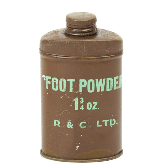 Original WWII British Army Foot Powder- Unissued Original Items