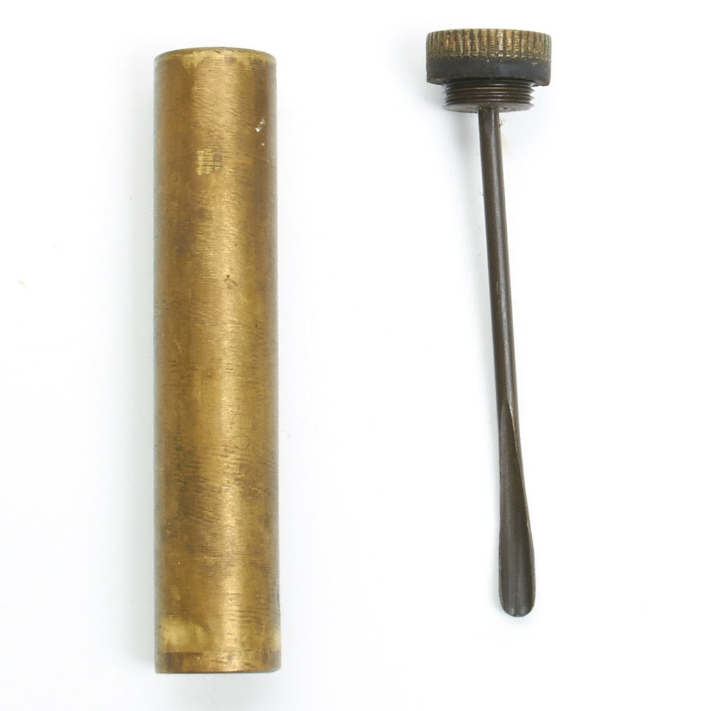 Original WWI WWII British Enfield SMLE Rifle Brass Oiler Original Items