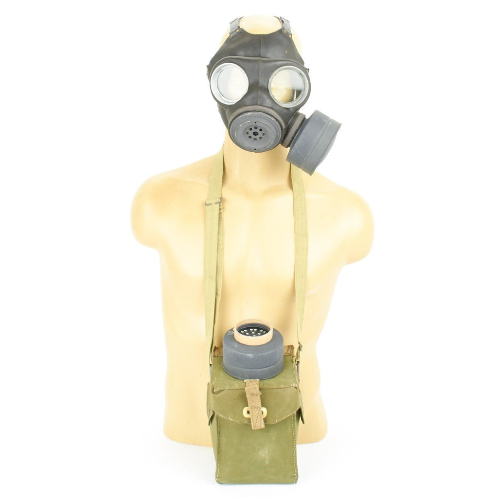 Original British WWII Gas Mask Set Original Items