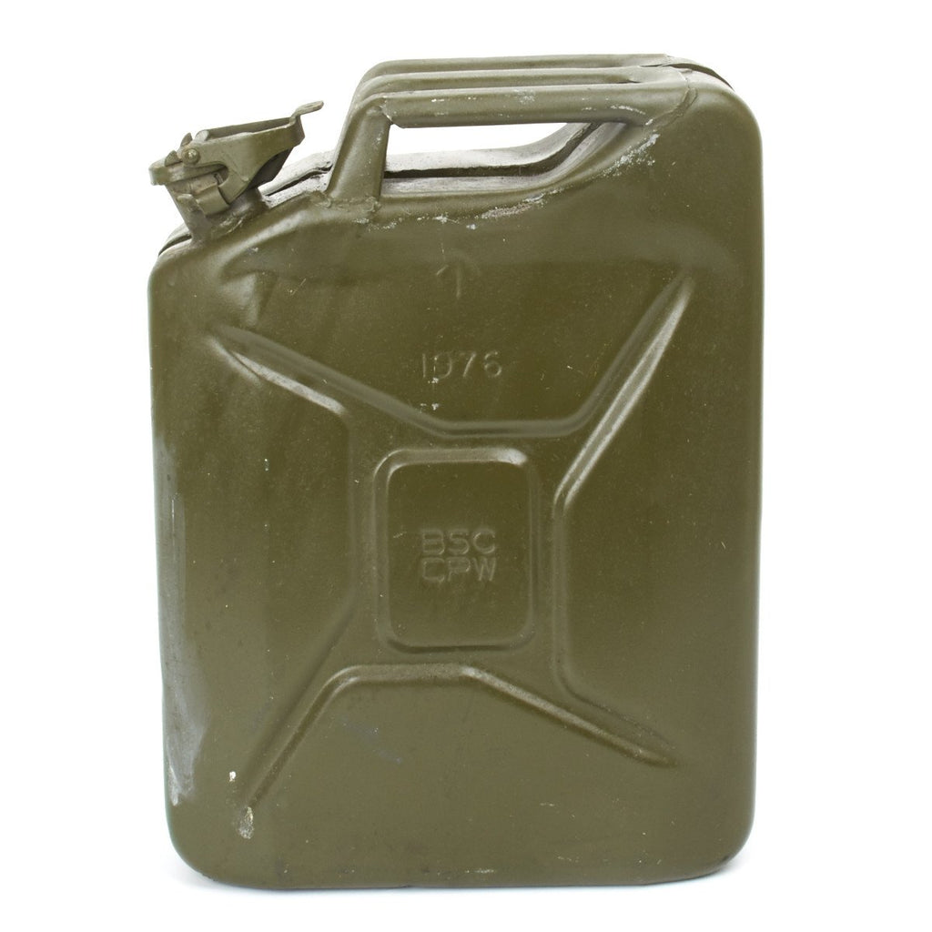 Original British Military Jerry Gas Petrol Can- Five Gallon Original Items