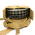 Original British WWII Lewis Machine Gun Drum Pouch Carrier Set- 4 Pouches with 2 Straps Original Items