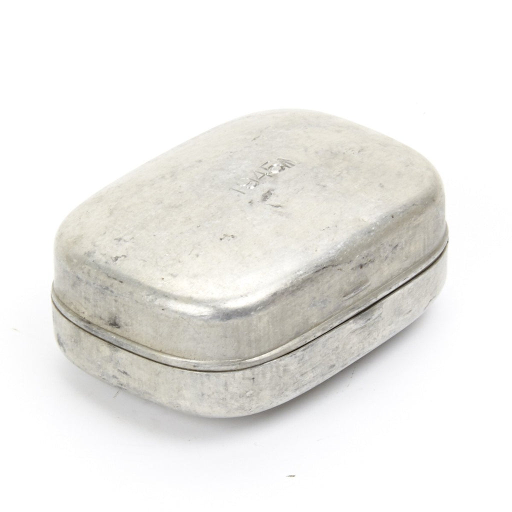 Original WWII Dated British Soap Dish Survival Container Original Items