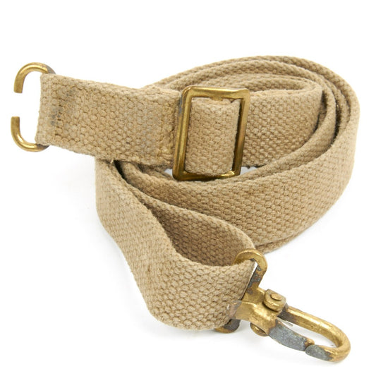 Original British Sterling Submachine Gun Khaki Web Sling- Dated Original Items