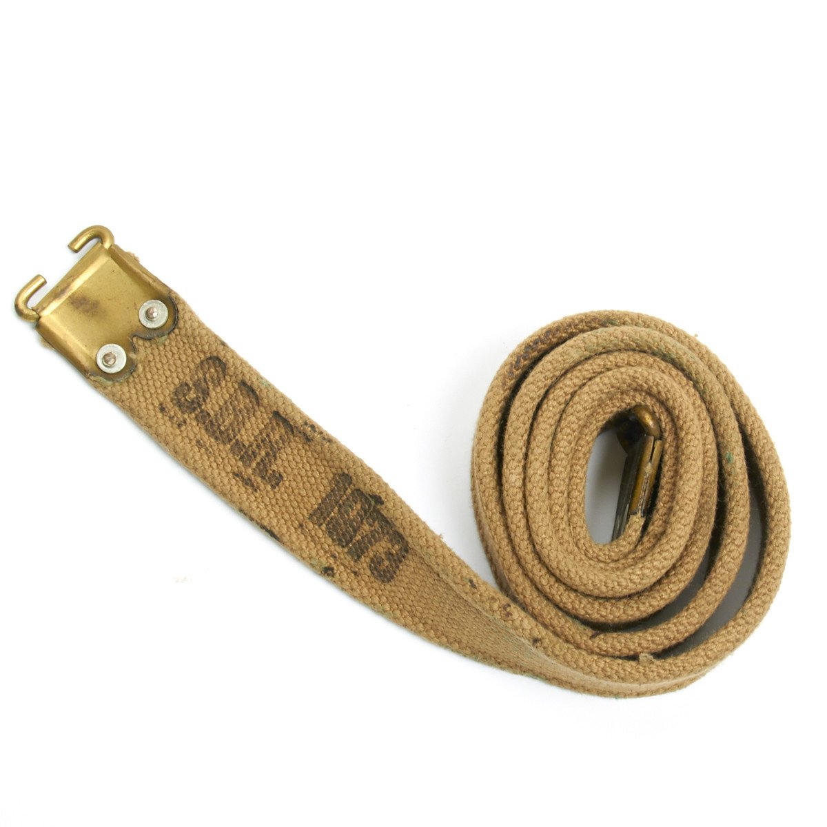 Lee Enflied WW2 British Army Rifle Strap - Khaki Canvas Lee Enflied WW2 British Army Rifle Strap - Khaki Canvas