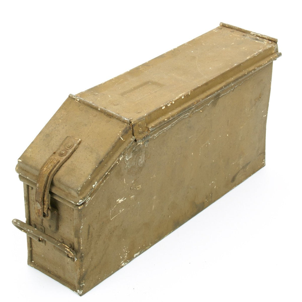 British WWII Vickers MMG Green Steel Ammunition Can Original Items