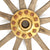Original British Victorian Era Cannon Wagon Wooden Wheel- 36 Inch Diameter Original Items