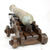 Original Late 18th Century Bronze 2-Pounder Cannon with Oak Naval Carriage Original Items