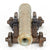 Original Late 18th Century Bronze 2-Pounder Cannon with Oak Naval Carriage Original Items