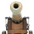 Original Late 18th Century Bronze 2-Pounder Cannon with Oak Naval Carriage Original Items