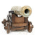 Original Late 18th Century Bronze 2-Pounder Cannon with Oak Naval Carriage Original Items