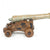 Original Late 18th Century Bronze 2-Pounder Cannon with Oak Naval Carriage Original Items