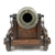 Original 1780 Bronze 6-Pounder Saker Cannon with Oak Naval Carriage Original Items