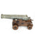 Original 1780 Bronze 6-Pounder Saker Cannon with Oak Naval Carriage Original Items