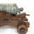 Original 1780 Bronze 6-Pounder Saker Cannon with Oak Naval Carriage Original Items