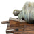 Original 1780 Bronze 6-Pounder Saker Cannon with Oak Naval Carriage Original Items