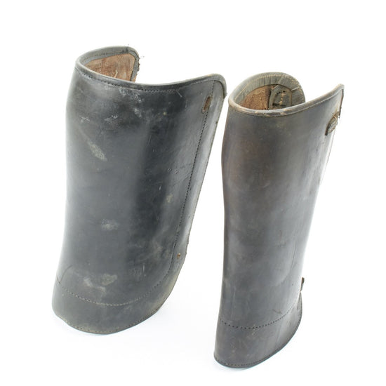 German WWI Style Uhlan Vintage All Leather Leggings Original Items