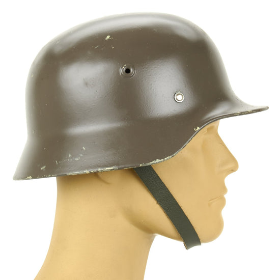 Original German M40 WWII Type Steel Helmet- Finnish M40/55 Contract Original Items