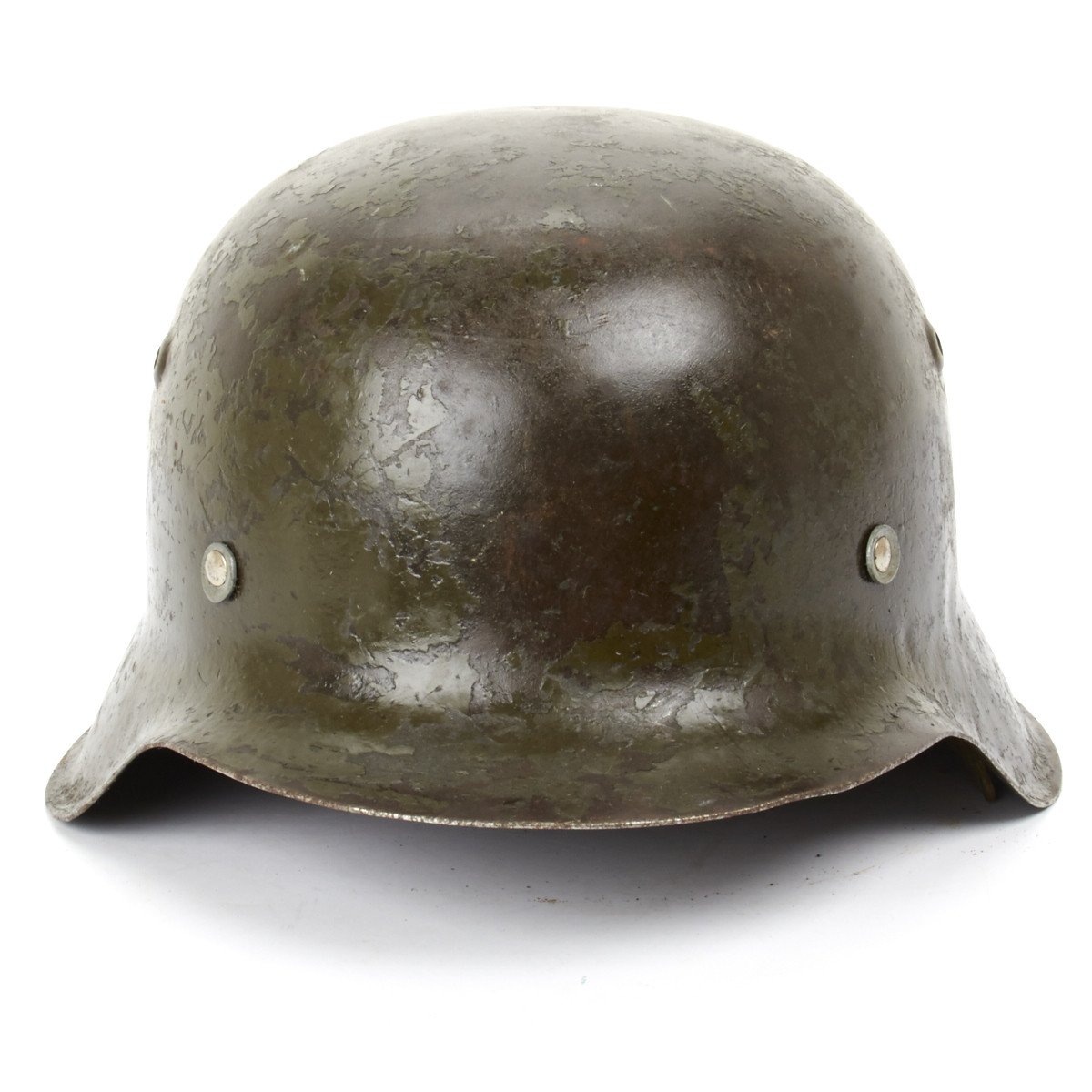 Original German WWII M42 Stahlhelm Steel Helmet- Shell Size 66
