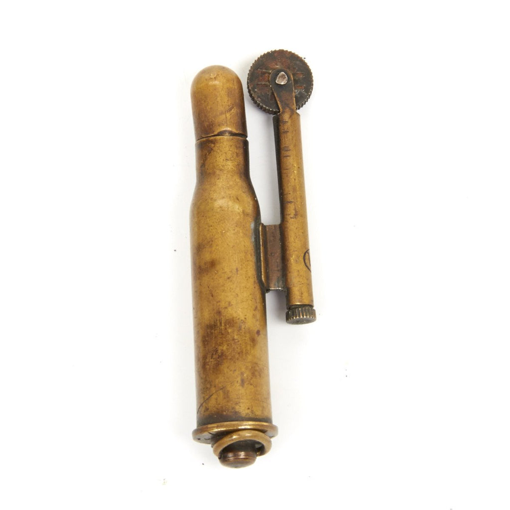 Original WWI French Trench Art Lighter of 8mm Lebel Rifle Cartridge Original Items