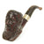 Original U.S. Civil War Named Officer Wood Carved Pipe of Brigham Young Original Items