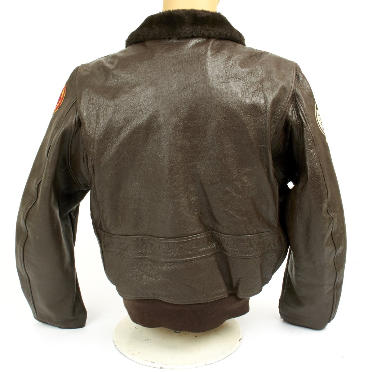 Original USMC Pilot Type G-1 Leather Flight Jacket- Vietnam War Era ...