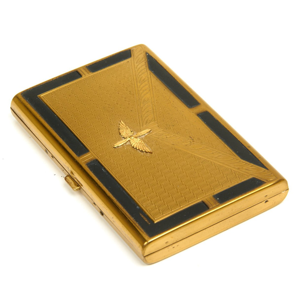 Original U.S. WWII Army Air Force Art Deco Sweetheart Compact Original Items