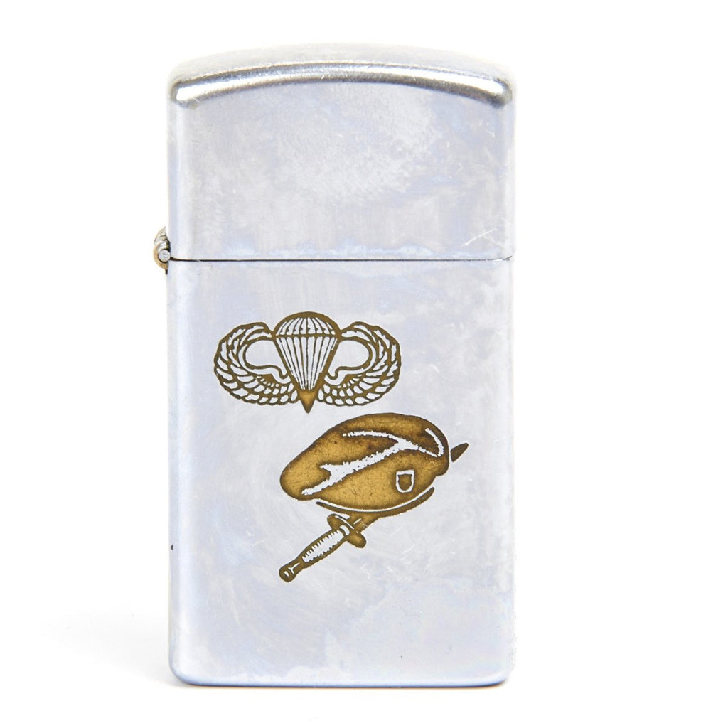 Original 1968 Vietnam War Zippo Lighter US Army Named to Larry Low Watts Original Items