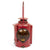 Original British WWII Red Railroad Oil Lantern- Adlake Non Sweating Lamp Original Items