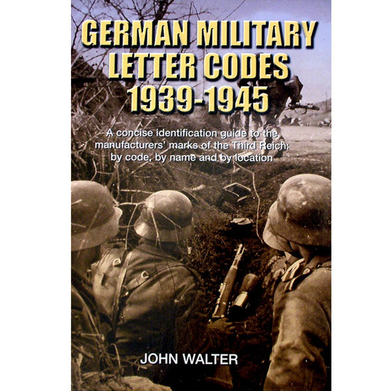 Hardcover Book- German Military Letter Codes 1939-1945 New Made Items