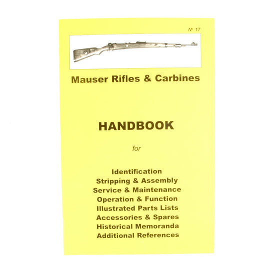 Handbook: Mauser Rifles and Carbines New Made Items
